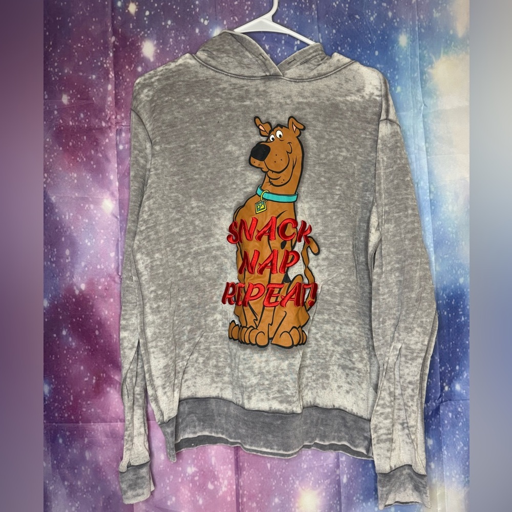 Scooby doo long sleeve shirt with hood 🛍